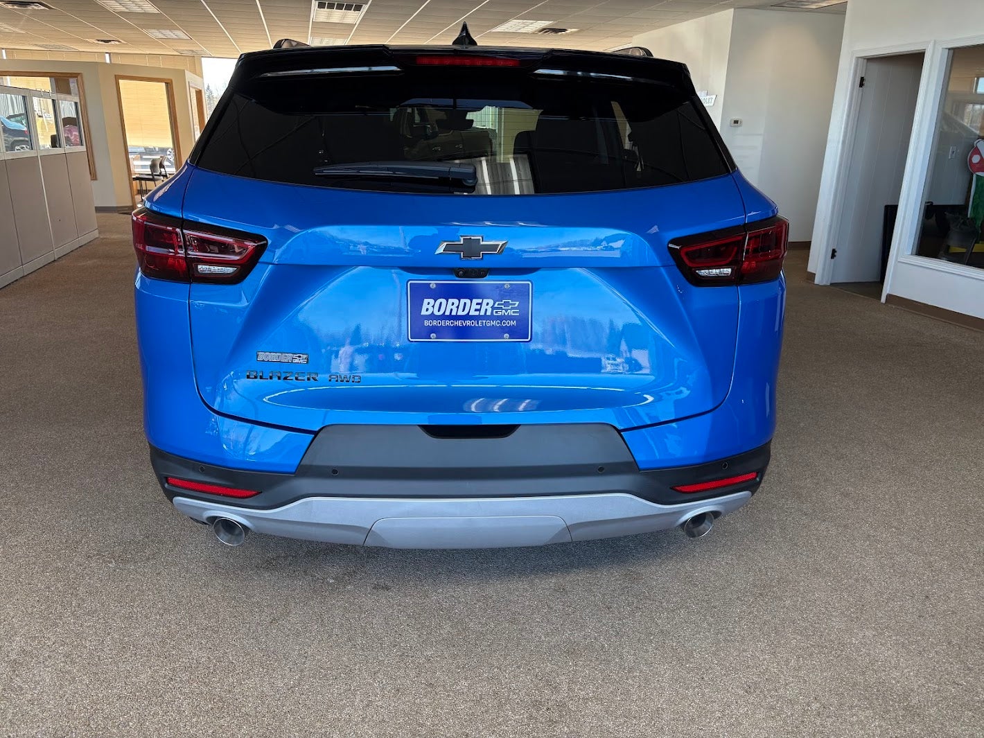 2025 Chevrolet Blazer — rear three-quarter view