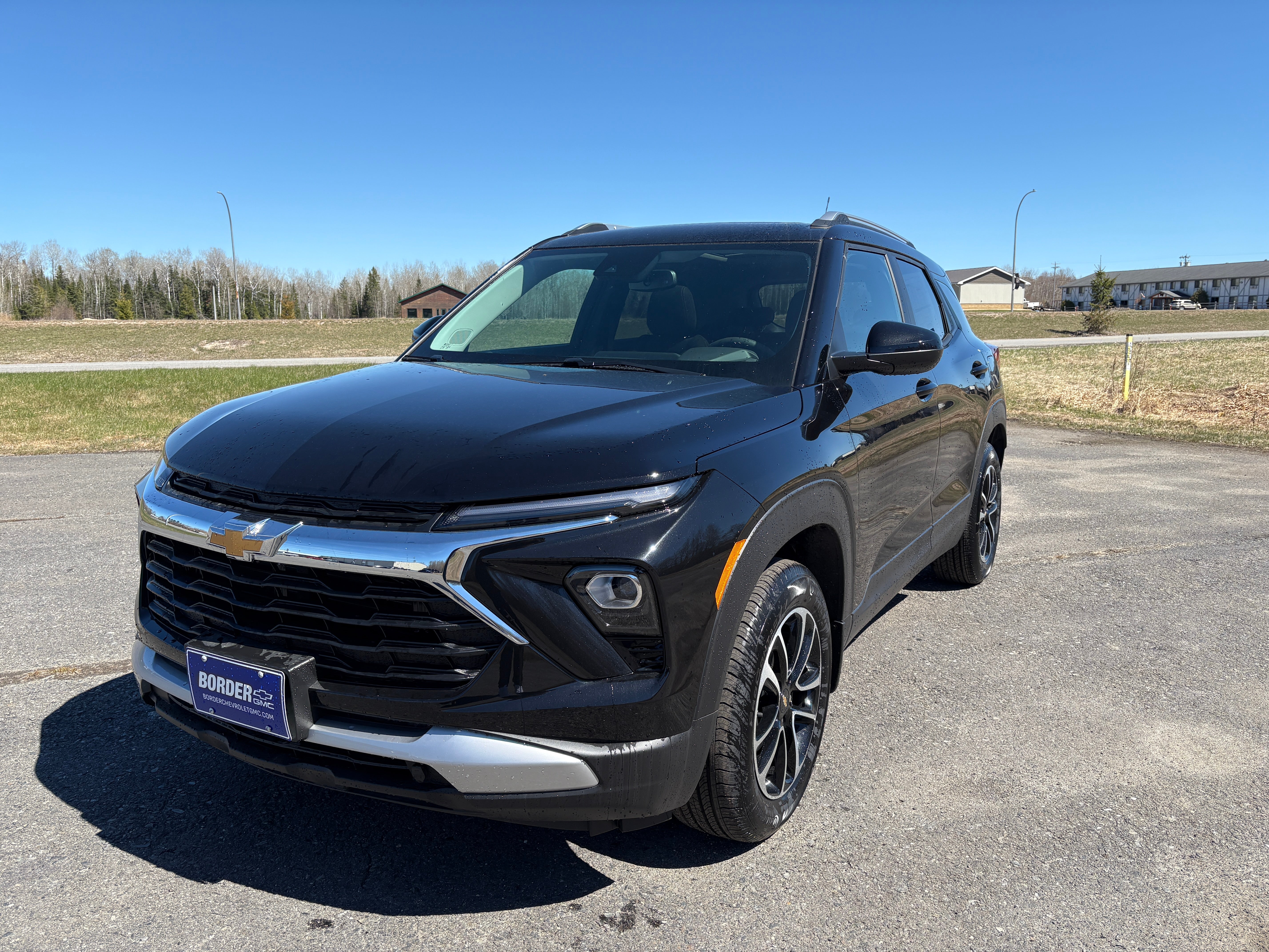 2026 Chevrolet Trailblazer LT in Mosaic Black Metallic — front three-quarter view